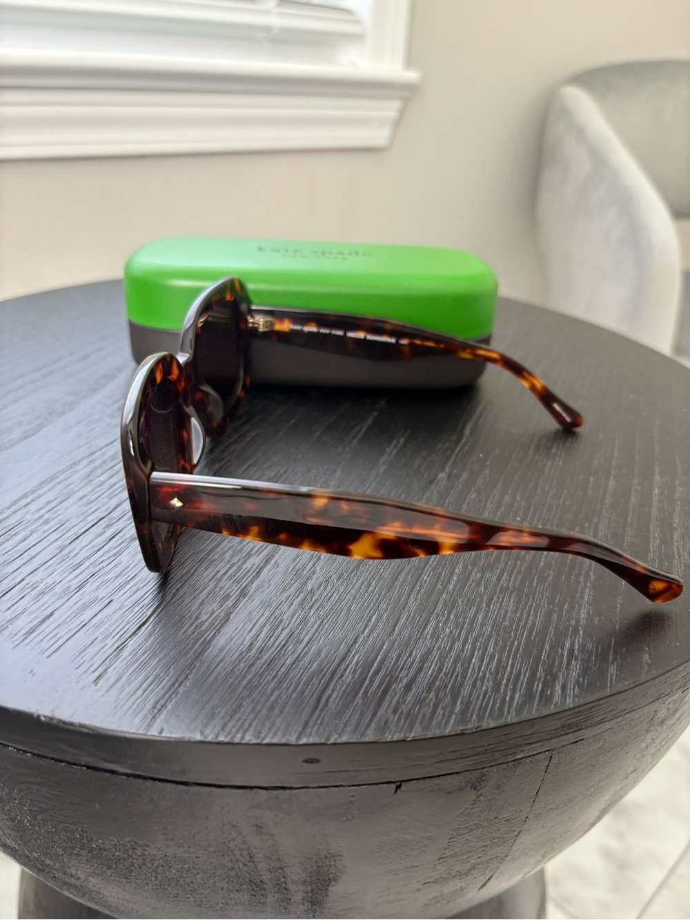 NEW kate spade Tortoise Square Sunglasses with Brown Gradient Lenses - Picture 6 of 6